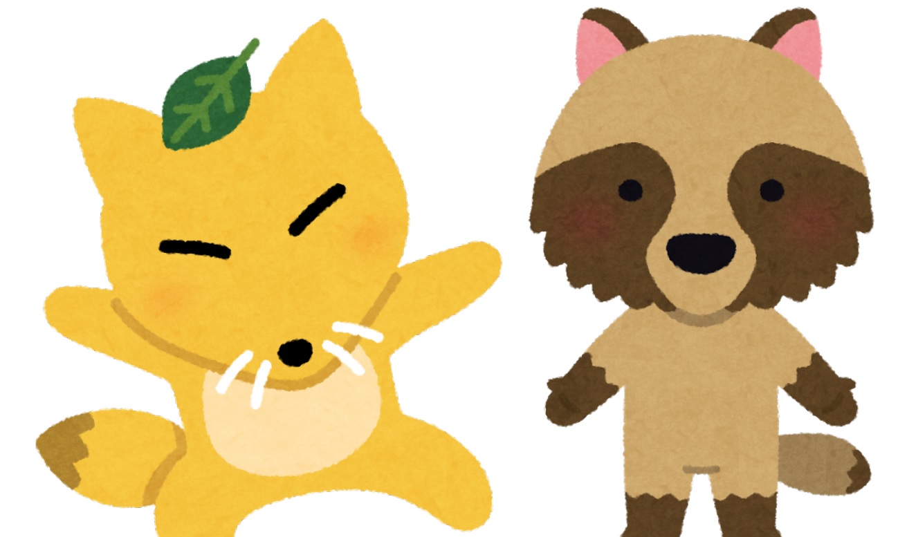 書店巡りで謎解き タヌキとキツネの謎解きをしてたよ いろいろやってみたけど本が一番すきだったっぽい